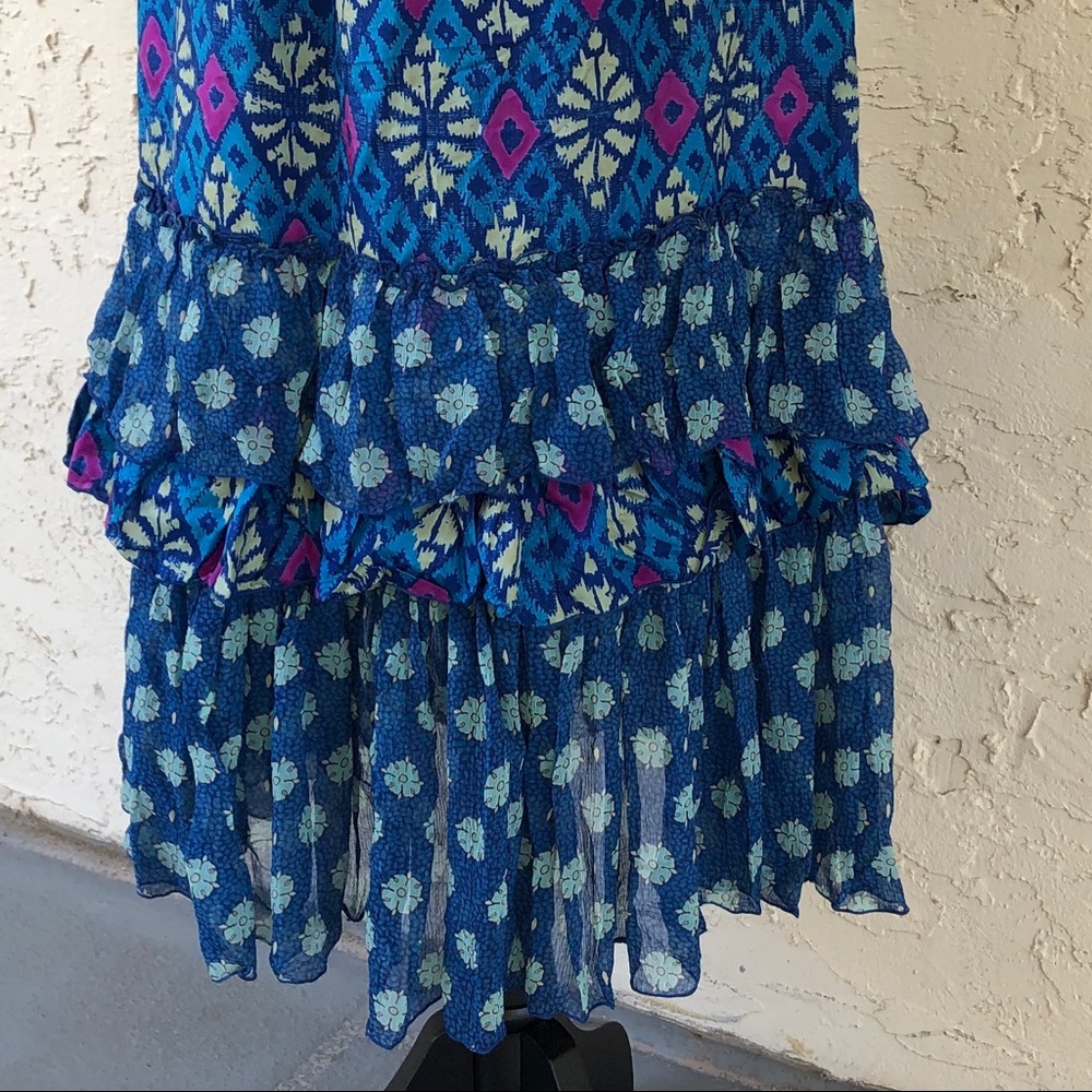 Rare Free People Silk Skirt - Midi or Maxi